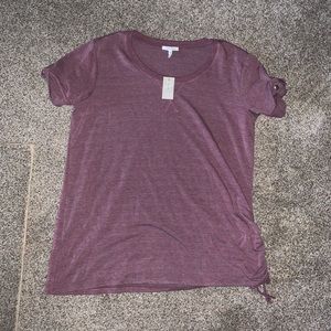 Purple Short Sleeve Shirt